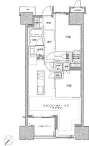 ザ・パークハウス日本橋大伝馬町の間取り画像