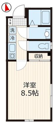 Villa Grigio大森西の間取り画像