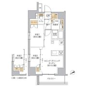 リビオメゾン新宿westの間取り画像