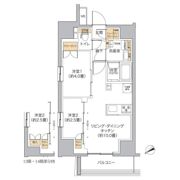 リビオメゾン新宿westの間取り画像