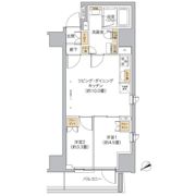 リビオメゾン新宿westの間取り画像