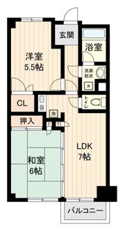 アーバンコートサカスⅢの間取り画像
