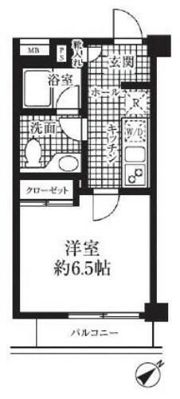 HF銀座レジデンスの間取り画像