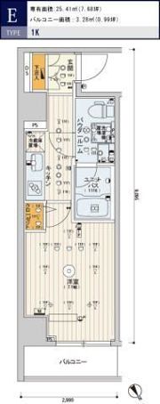 B CITY TABATA SKYCOURTの間取り画像