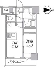 SYFORME住吉の間取り画像