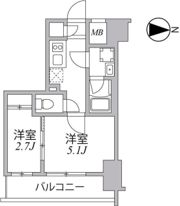 SYFORME住吉の間取り画像