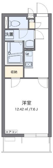 クレイノ芝富士ハイツの間取り画像