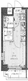 プレール・ドゥーク文京茗荷谷の間取り画像