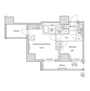 コンフォリア浅草橋の間取り画像