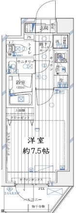 レガリス愛宕御成門の間取り画像