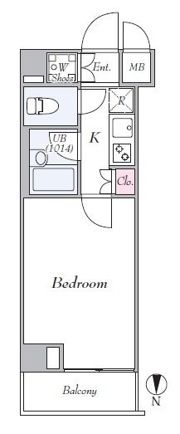 ルーブル西蒲田弐番館の間取り画像