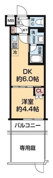 ハーモニーレジデンス中野NORTH ARAIの間取り画像