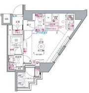 クレヴィスタ代田橋の間取り画像