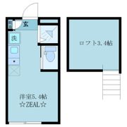 Glanz弥生町Northの間取り画像