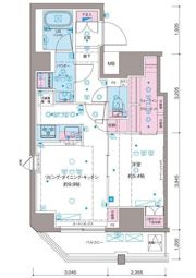 ガリシア新宿NorthⅡの間取り画像
