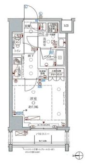 クレヴィスタ亀戸Ⅲの間取り画像