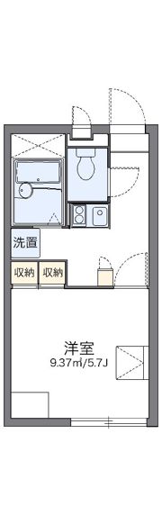レオパレスパストラルの間取り画像