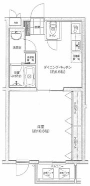 グラントレゾール明大前の間取り画像
