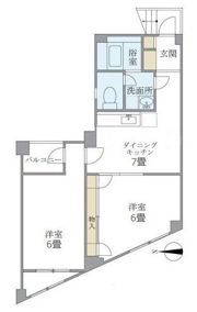 西落合ハウスの間取り画像