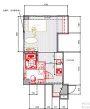 慶応マンションの間取り画像