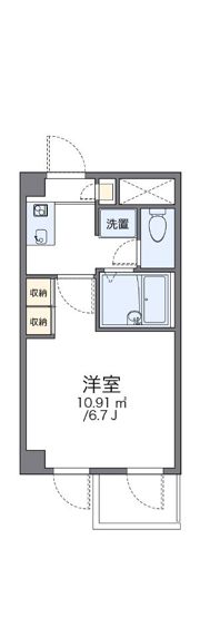 レオパレスひまわりの間取り画像