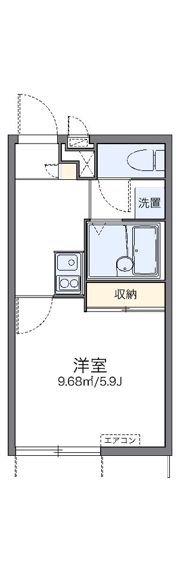 レオパレス西尾久の間取り画像