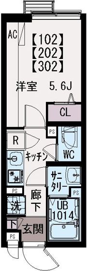 イクシオM’s HOUSEの間取り画像