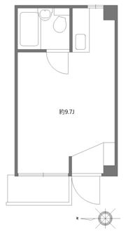 メゾンフラット柴又の間取り画像