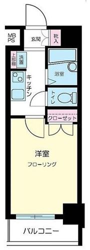スカイコート笹塚駅前の間取り画像