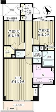 ピュアステージ千歳船橋の間取り画像