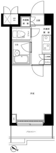 ルーブル西馬込参番館の間取り画像