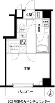 ルーブル木場の間取り画像