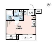 プレール・ドゥーク方南町の間取り画像