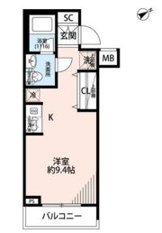 プレール・ドゥーク方南町の間取り画像