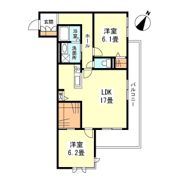 heritage八雲の間取り画像