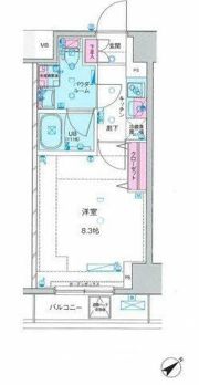 ジェノヴィア新宿中落合スカイガーデンの間取り画像