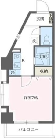 ルーク西早稲田の間取り画像