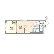 ウェルスクエア西新宿五丁目の間取り画像