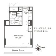 ウエリスアーバン品川タワーの間取り画像