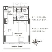 ウエリスアーバン品川タワーの間取り画像