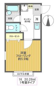 ブラーマ南の間取り画像
