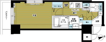 アヴァンティーク銀座東の間取り画像