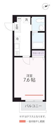 ハーミットクラブハウス羽田の間取り画像