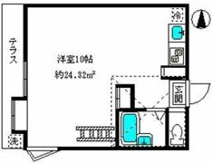 アローハイツ和田の間取り画像