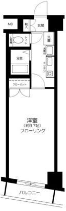 ステージファースト神田の間取り画像