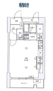 三越東中野マンションの間取り画像
