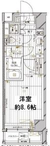レガリス高円寺Ⅱの間取り画像