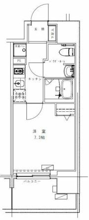 GENOVIA浅草Ⅶの間取り画像