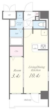 クラシィコートの間取り画像