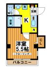 ハイム笹塚の間取り画像